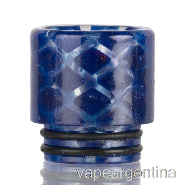 810 Punta De Goteo De Resina De Piel De Serpiente Transparente Vape Azul Oscuro Argentina